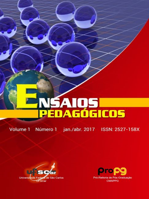 					Visualizar v. 1 n. 1 (2017): JAN./ABRIL - ESTADO E POLÍTICAS EDUCACIONAIS: LEITURAS E DISCUSSÕES
				